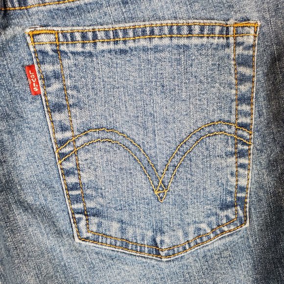 Levi's 550 Relaxed Boot Cut sz 8L Women's Jeans Medium Wash EUC - Picture 10 of 12